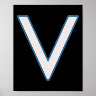 V Games Grappige Gaming Videogame Volwassene Poster