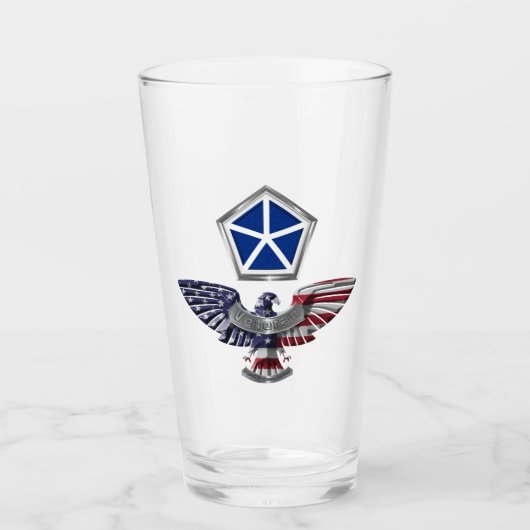 V Gepantserde Korps Adelaar met Patch Glas (Voorkant)