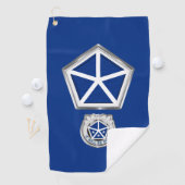 V gepantserde korps Gepersonaliseerd patch Golfhanddoek
