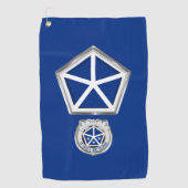 V gepantserde korps Gepersonaliseerd patch Golfhanddoek (Voorkant)