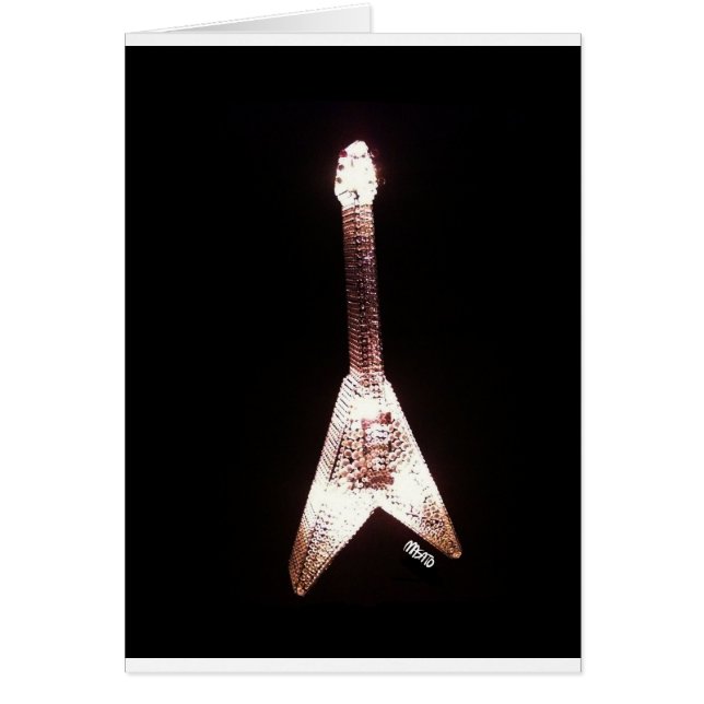 V Guitar-kaart (Voorkant)