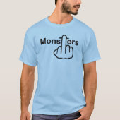 V-hals Monster Flip T-shirt (Voorkant)
