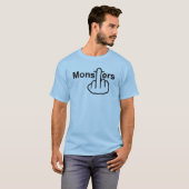 V-hals Monster Flip T-shirt (Voorkant volledig)