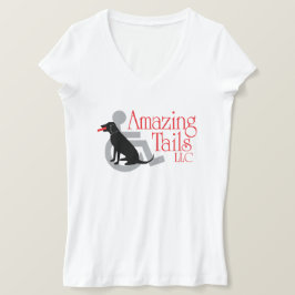 V-hals T-shirt voor vrouwen