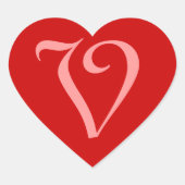 V HART STICKER (Voorkant)