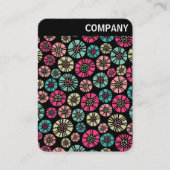 V Header - Abstract Flowers 031023 Visitekaartje (Voorkant)