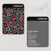 V Header - Abstract Flowers 031023 Visitekaartje (Voorkant / Achterkant)