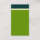 V Header Band - Donkergroen, room en groen 669900 Visitekaartje (Achterkant)