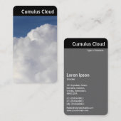 V Header - Cumuluswolk Visitekaartje (Voorkant / Achterkant)