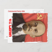 "V.I. LENIN"-Briefkaart Briefkaart (Voorkant / Achterkant)