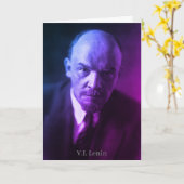 V.I. Lenin - Sovjet-Unie Boss - USSR Kaart (Gele Bloem)