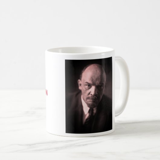 V.I. Lenin - Sovjet-Unie Boss - USSR Koffiemok (Voorkant rechts)