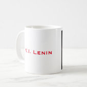 V.I. Lenin - Sovjet-Unie Boss - USSR Koffiemok (Voorkant links)