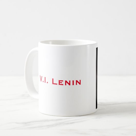 V.I. Lenin - Sovjet-Unie Boss - USSR Koffiemok (Voorkant links)