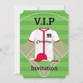 V.I.P Baseball Verjaardag Kaart (Voorkant)