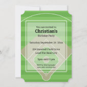 V.I.P Baseball Verjaardag Kaart (Achterkant)