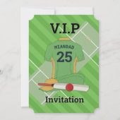 V.I.P Cricket (LGY) Verjaardagsfeestje Kaart (Voorkant)