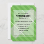 V.I.P Cricket (NBR) Birthday Party Kaart (Achterkant)