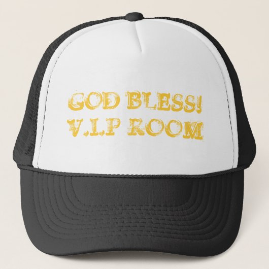 V.I.P ROOM FAMOUS CLUB SAINT TROPEZ TRUCKER PET (Voorkant)