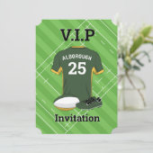 V.I.P Rugby (DGY) Verjaardagsfeest Kaart (Staand voorkant)