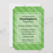 V.I.P Rugby (RED) Verjaardagsfeest Kaart (Achterkant)