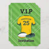 V.I.P Rugby (YDG) Verjaardagsfeest Kaart (Voorkant / Achterkant)