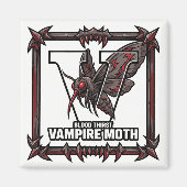 V is for Vampire Moth – GTA Style ABC Learning Magneet (Voorkant)