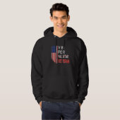 V Is For Veteran Valentine's Day US Flag Hoodie (Voorkant volledig)