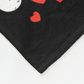 V Is For Video Games Funny Valentines Gamer Boy Me Fleece Deken (Hoek)