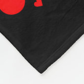 V Is For Video Games Funny Valentines Gamer Love  Fleece Deken (Hoek)