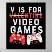 V is for Video Games Poster (Voorkant)