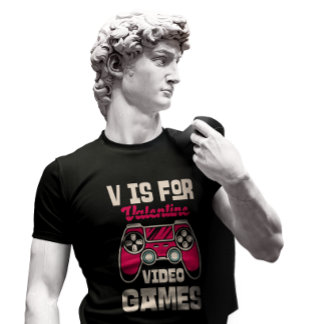 V is for Video Games T-shirt