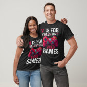 V Is For Video Games Valentine Gamer Valentines Da T-shirt (Unisex)