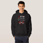 V Is For Video Games Valentines Day Gamer Game Lov Hoodie (Voorkant volledig)