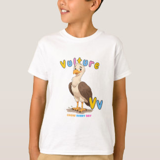 “V is for Vulture” Alphabet Tee – Grow Every Day T-shirt