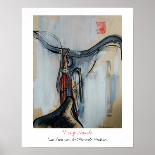 V is voor het voertuig poster (Voorkant)