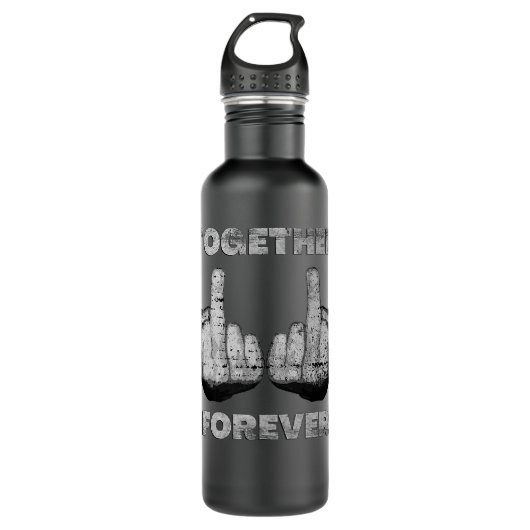 V is voor Valentijn Wodka-Valentijnsdag Drink T Waterfles (Voorkant)