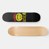 V IS VOOR VAMPIRE grappige valentijn cadeauidee Persoonlijk Skateboard (Horizontaal)
