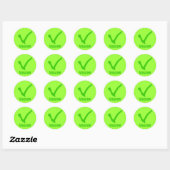 V is voor Vegan Stickers (Vel)