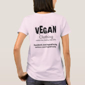 V is voor Vegan T-shirt (Achterkant)