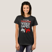 V is voor videogames Funny Valentijnsdag Boy Manne T-shirt (Voorkant volledig)