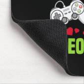V is voor videogames Grappige videogameliefhebber  Muismat (Hoek)