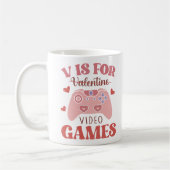V is voor videogames koffiemok (Links)