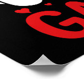 V is voor VideoSpelen met Valentijn uitgereden Poster (Hoek)