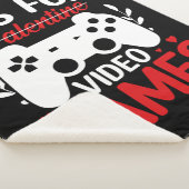 V is voor VideoSpelen met Valentijn uitgereden Sherpa Deken (3/4)