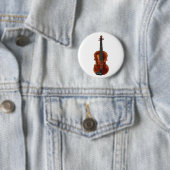 V is voor Violin Ronde Button 5,7 Cm (In situ)
