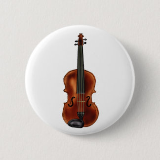 V is voor Violin Ronde Button 5,7 Cm
