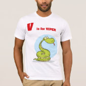 V is voor Viper Mannen T-Shirt (Voorkant)
