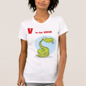 V is voor Viper Womens T-Shirt (Voorkant)