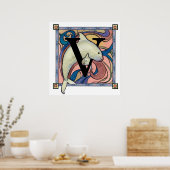 V is voor Viva Vaquita Poster (Keuken)